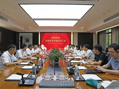 拼經濟 促發展！溫州灣新區黨工委副書記謝忠誠率隊赴集團開展調研督導活動